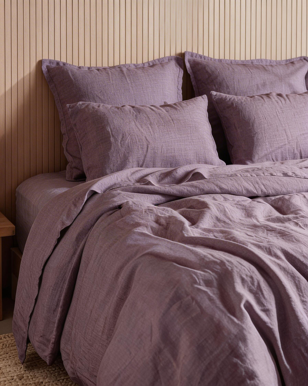 Quilt Cover Set Mauve