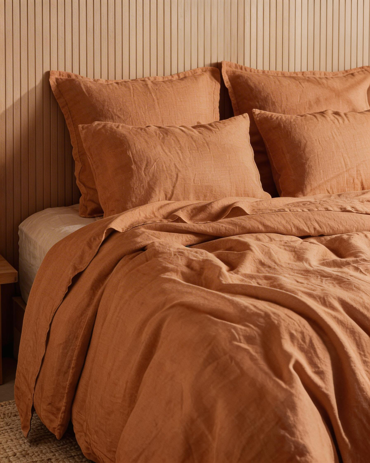 Quilt Cover Set Peach Cream