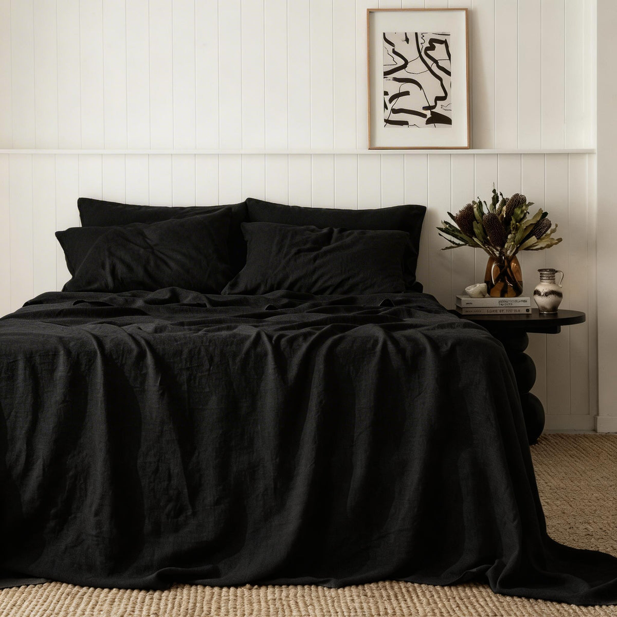 Sheets Set Jet Black