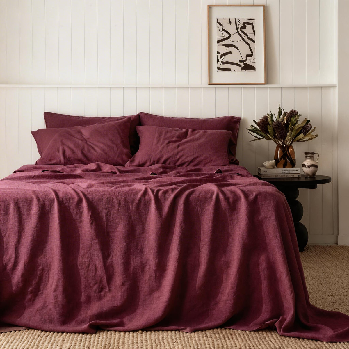 Sheets Set Lilac Gray