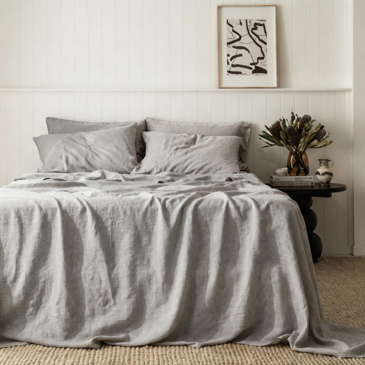 Sheets Set Silver Gray