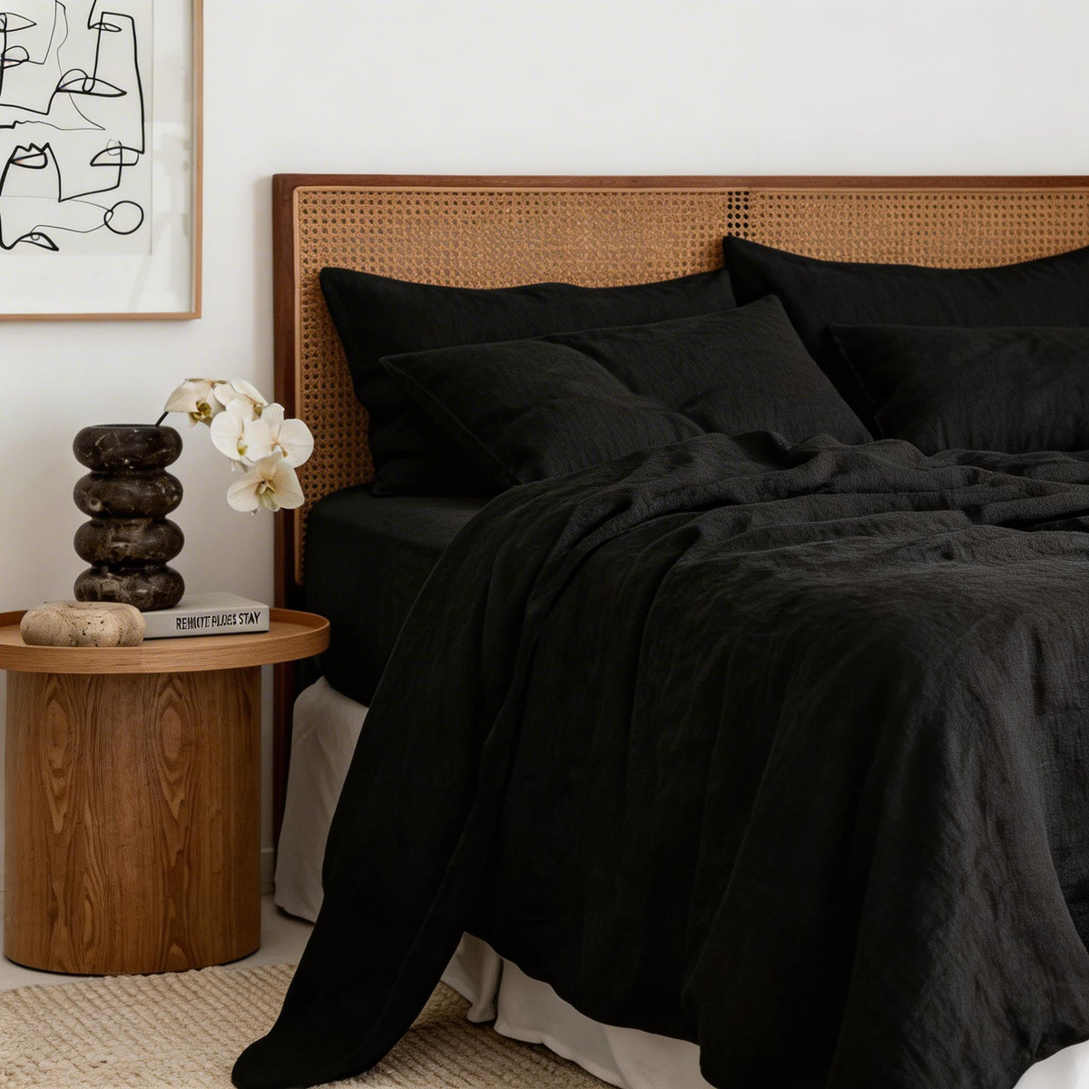 Flat Sheet Jet Black