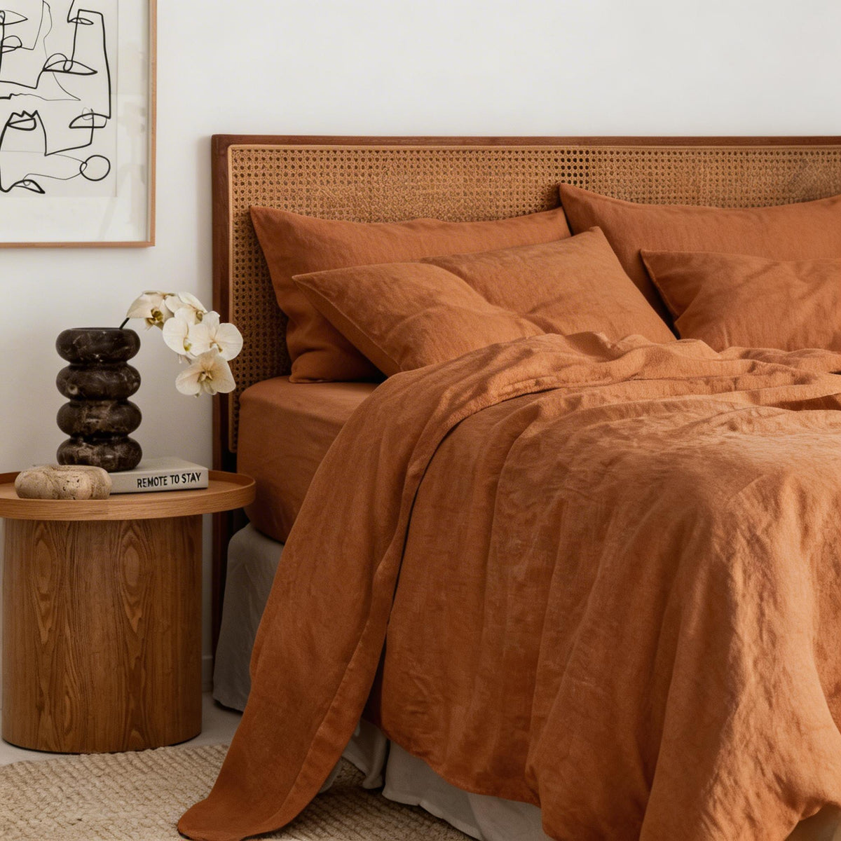 Flat Sheet Peach Cream